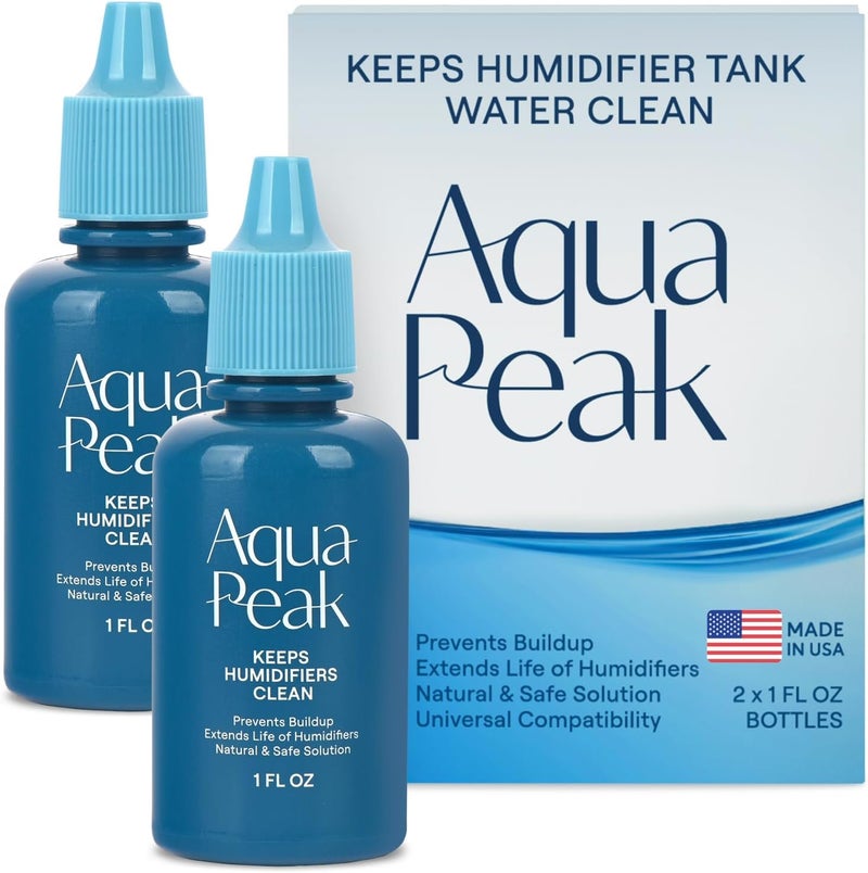 Berkland [2-Pack] Humidifier Drops for a Clean Tank - 400+ Uses - Food Grade Humidifier Cleaner - Slows Residue Accumulation and Scaling - Made in USA - Humidifier Water Treatment Cleaning Solution - Image 1